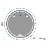 Zidno LED ogledalo YH-BL-1 80 cm