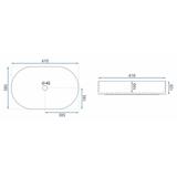 Countertop washbasin REA Nadia 60 Sahara