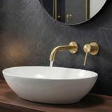 Auslauf für Unterputzarmatur Rea Lungo 20 cm Matt Gold