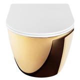 WC Schüssel Randlos Rea Carlo Mini Tornado NF WHITE GOLD