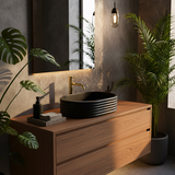 Aufsatzwaschbecken Rea Nicoletta Black