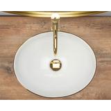 Countertop washbasin Rea Sofia Gold Edge