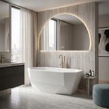 Freistehende Badewanne Rea Diamanti 170
