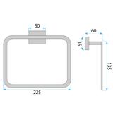 Handtuchhalter Ring 210 OSTE CHROME