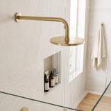 Duscharm rund REA JS-9021 40cm Brush gold