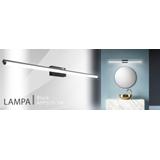 Bathroom Lamp Sconce LED Above the mirror 20W 100CM APP375-1W Black
