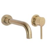 Wall Mounted faucet Rea  Lungo LONGBrush Gold + BOX