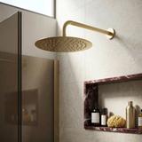 Kerek esőztető zuhanyfej REA JS-P014BG 30cm Brush Gold