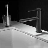 Waschbeckenarmatur Rea Oval Black Low