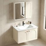 Fürdőszobabútor szett mosdóval Denver 60cm Creme