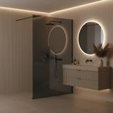 Duschwand Rea Flexi Grey / Titan 110