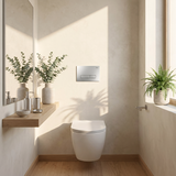 Montagerahmen Unterputz-Set Slim 024N für WC-Becken mit HD-Taste Satin