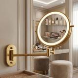 Mirror LED Glow Old Gold