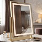 Spiegel LED LUMI L.Gold 30x40cm
