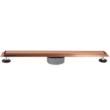 Scarico lineare REA Neox pro Brush Copper 100