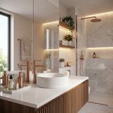 Waschbeckenarmatur Rea  Venti Copper high