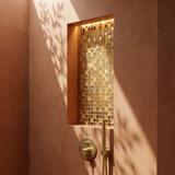 Mosaik Dekor P14016 30x30cm Gold Glass
