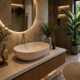 Nadgradni umivaonik Rea CLEO 61 BEIGE MATT