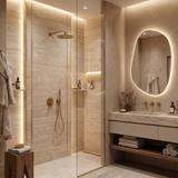 Selbstklebende Zierleiste Rea P14454 2cm Brush Gold
