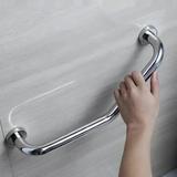 Angewinkelte Badezimmer-Haltestange Chrome