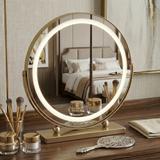 Spiegel LED MAKE-UP L.Gold 40 cm