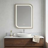 Зеркало LED ZONE 80X60  GOLD BRUSH
