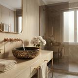 Aufsatzwaschbecken Rea Babilon Gold