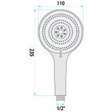 Handbrause REA JS-019 BRUSH NICKLE