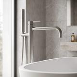 Freistehende Badewannenarmatur Rea Foster Brush Nickel