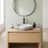 Lavabo sobre encimera Rea Roxy C Stone L.GREY