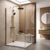 Duschgarnitur PREMIUM Rea Maxim Brush Gold