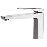 Waschbeckenarmatur Nickel Brush INOX High