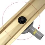 Linear drainage Rea Greek PRO MIRROR GOLD 70