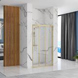 Porta doccia Rea Alex 120 Gold Brush