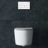 WC öblítő gomb K011A-Q és Slim024N Rea T White Glass