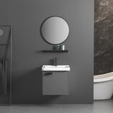 Badezimmermöbel-Set mit Waschbecken Molly 40cm Grey