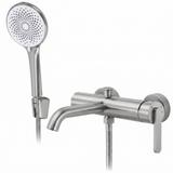 Badkarsblandare REA Ontario Side Borstad Nickel