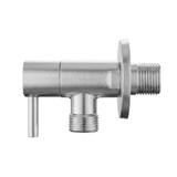 Nurgaventiil 1/2" x 3/8" Brush Nickel