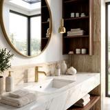 Waschbeckenarmatur Rea Ontario Brush Gold