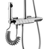 Duschgarnitur mit Thermostat REA ROB Chrome