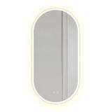 Spiegel LED OVL 50x100cm Gold