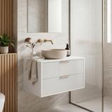Waschtischunterschrank Rea Mono 80cm White