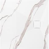 Tuš pladenj Magnum CARRARA WHITE 90x90