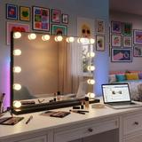 Spiegel LED HOLLYWOOD Black 80x60