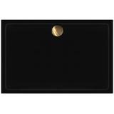 Acryl Duschwanne Rea Savoy Black 80x100