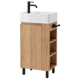 Badezimmerschrank mit Waschbecken REA Astra 43cm