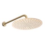 Inbouw regendoucheset Rea Lungo Gold met thermostaat + BOX