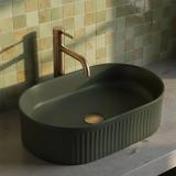 Countertop washbasin Rea Vanda Olive Matt