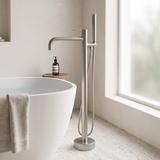 Freistehende Badewannenarmatur Rea Foster Brush Nickel