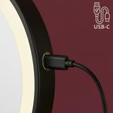 Mirror LED Glow Black